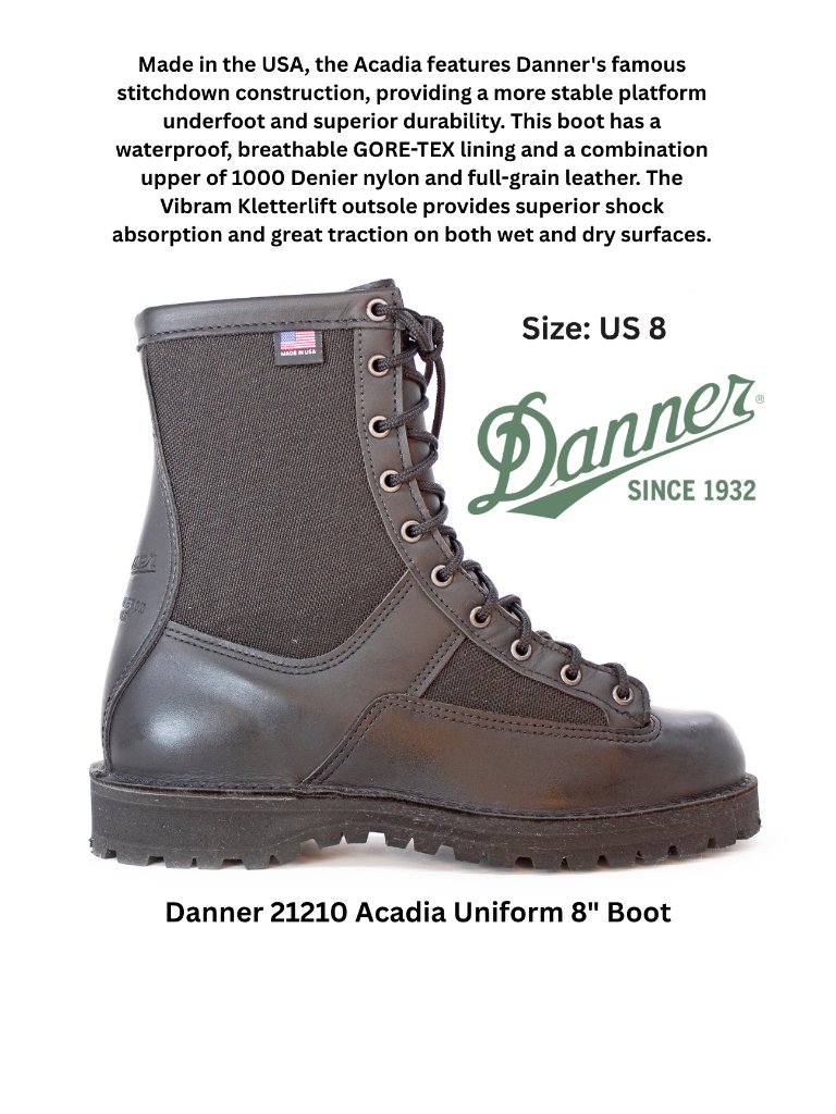 Danner 21210 Acadia Uniform 8" Boot